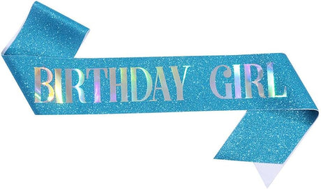 Birthday Girl Glitter Sash