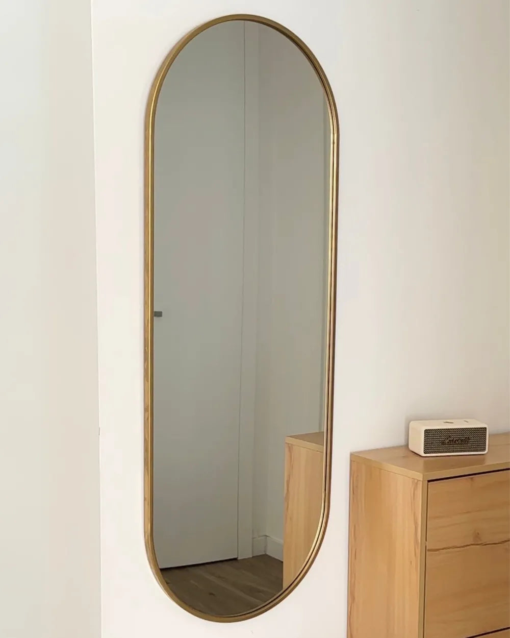 Gold Body Length Mirror