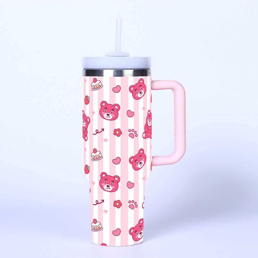 Blush Bear Stainless Steel Tumbler