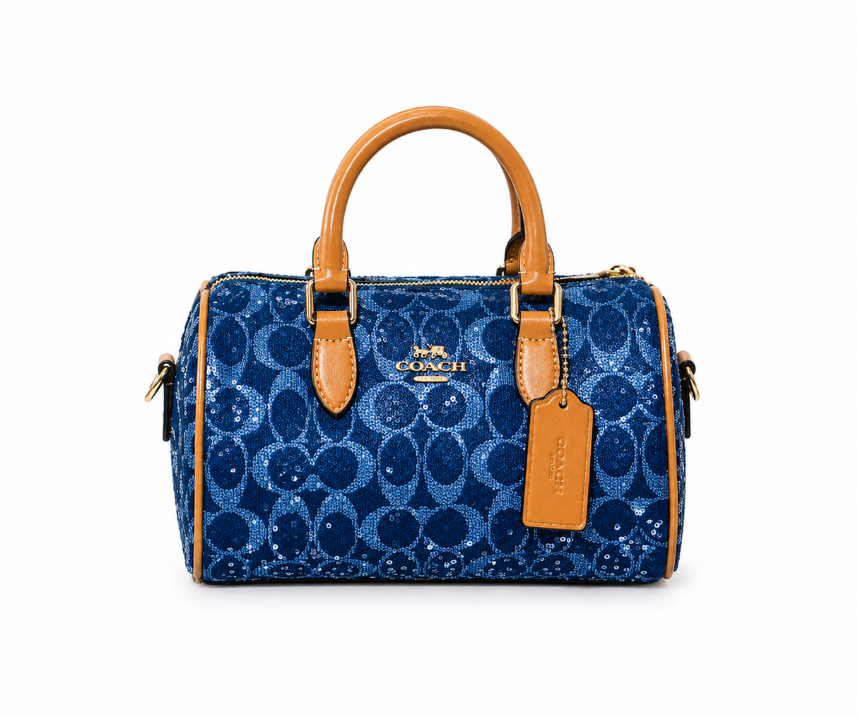 Coach Sparkling Barrel Handbag