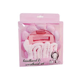 Spa Headband & Wristband set