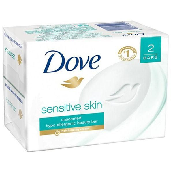 Dove Sensitive 2 Bar Soap