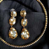 Zephyr Champagne Drop Earrings