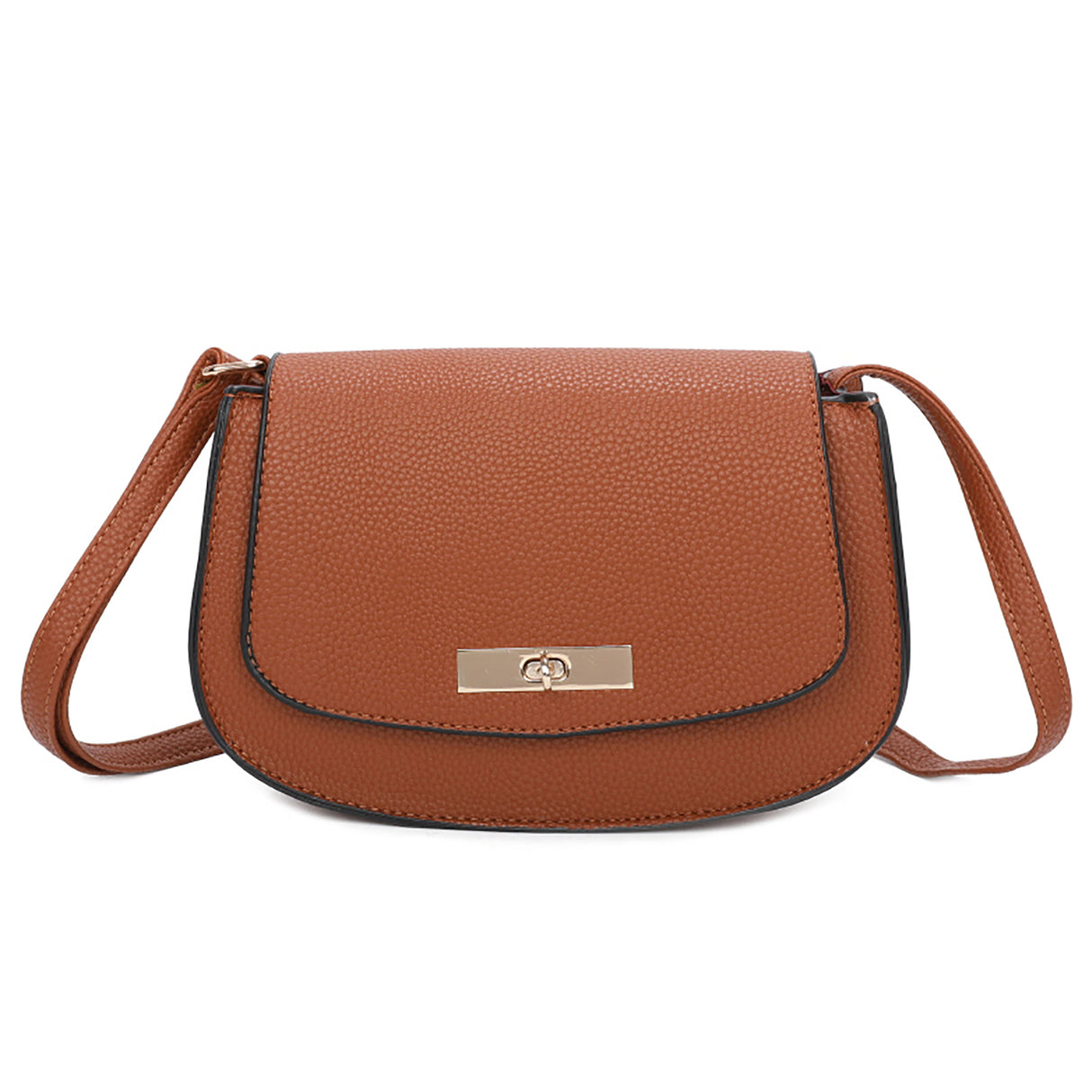 Pebbled Boxy Satchel 3-in-1 Set