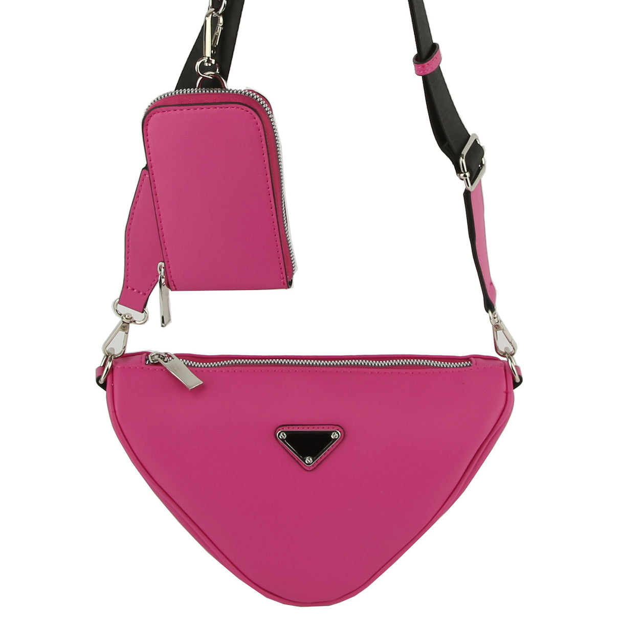 Fashion Triangle 2-in-1 Crossbody Bag