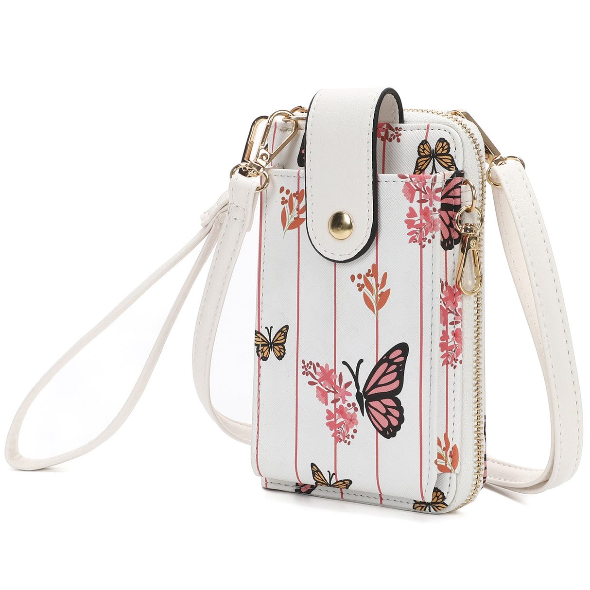 Zai Butterfly Crossbody Wallet