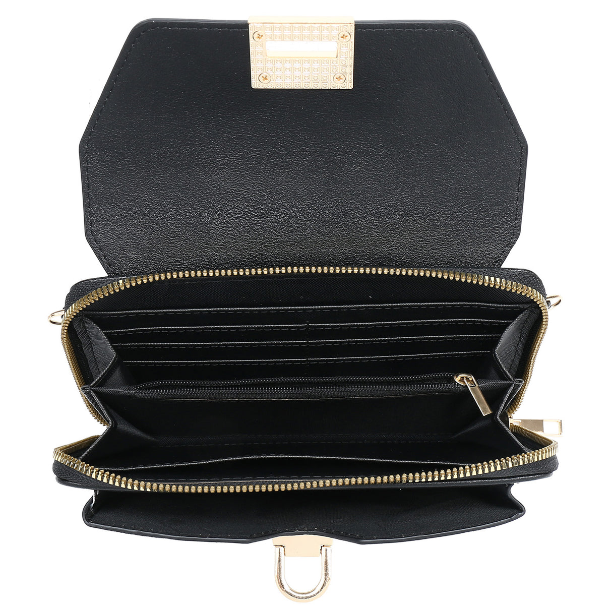 Monogram Clasp Flap Crossbody Bag