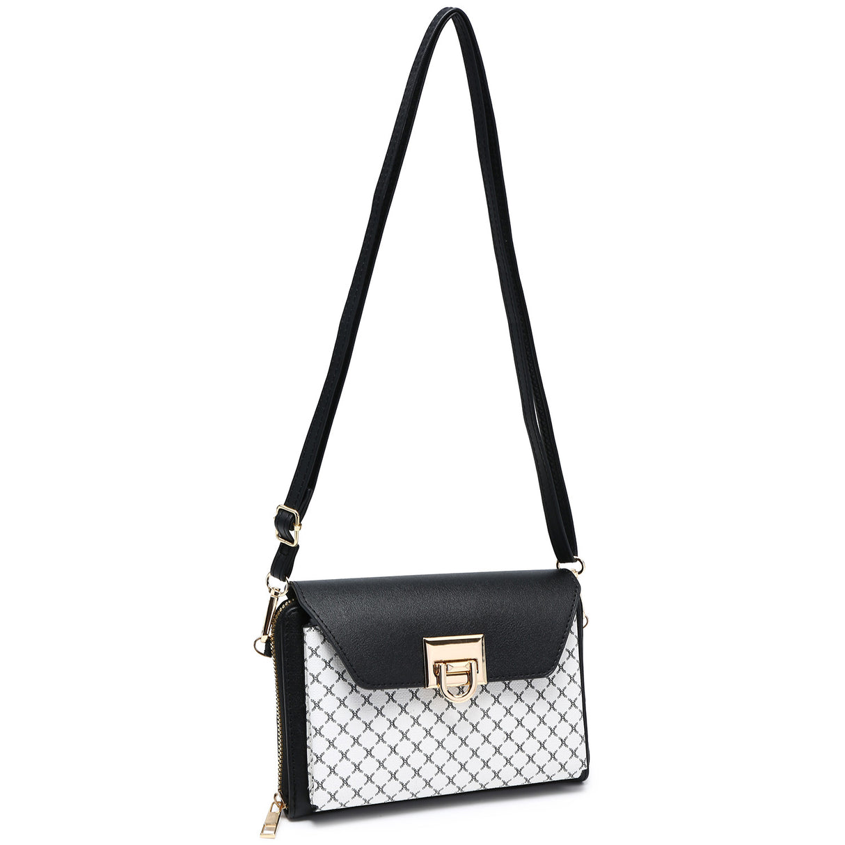Monogram Clasp Flap Crossbody Bag