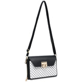 Monogram Clasp Flap Crossbody Bag