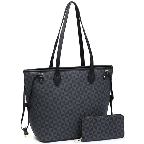 Jackie Monogram 2-in-1 Shopper