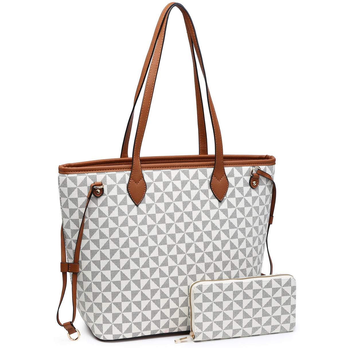 Jackie Monogram 2-in-1 Shopper