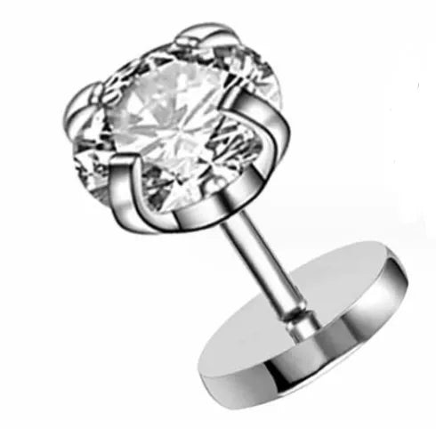 Stainless Steel Flat Back Ear Stud