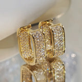 Italy Rhinestone Earrings