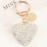 Heart Rhinestone Keychain
