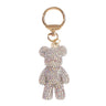 Rhinestone Mini Bear Keychain