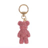 Rhinestone Mini Bear Keychain