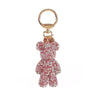 Rhinestone Mini Bear Keychain