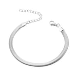 90s Herringbone Flat Bracelets