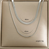 304 Stainless Steel Double Layer Necklaces