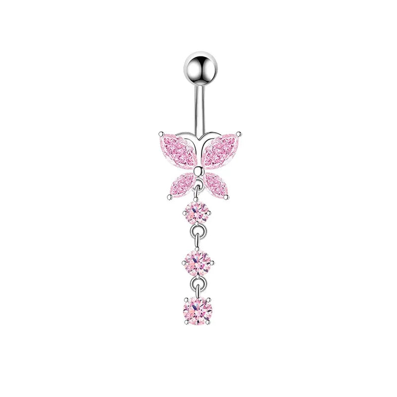 Fashion Stainless Steel Navel Rings