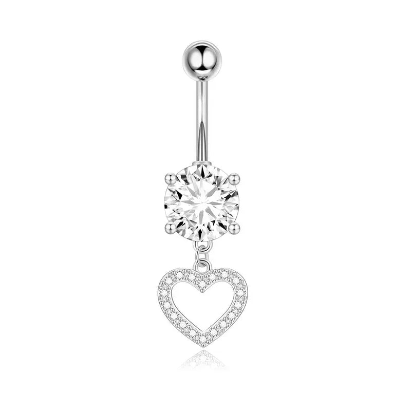 Fashion Stainless Steel Navel Rings