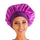 Wide Brim Silk Bonnet
