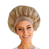 Wide Brim Silk Bonnet