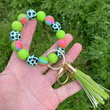 Silicon Beaded Keychain