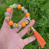 Silicon Beaded Keychain