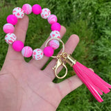 Silicon Beaded Keychain
