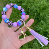 Silicon Beaded Keychain