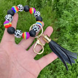 Silicon Beaded Keychain
