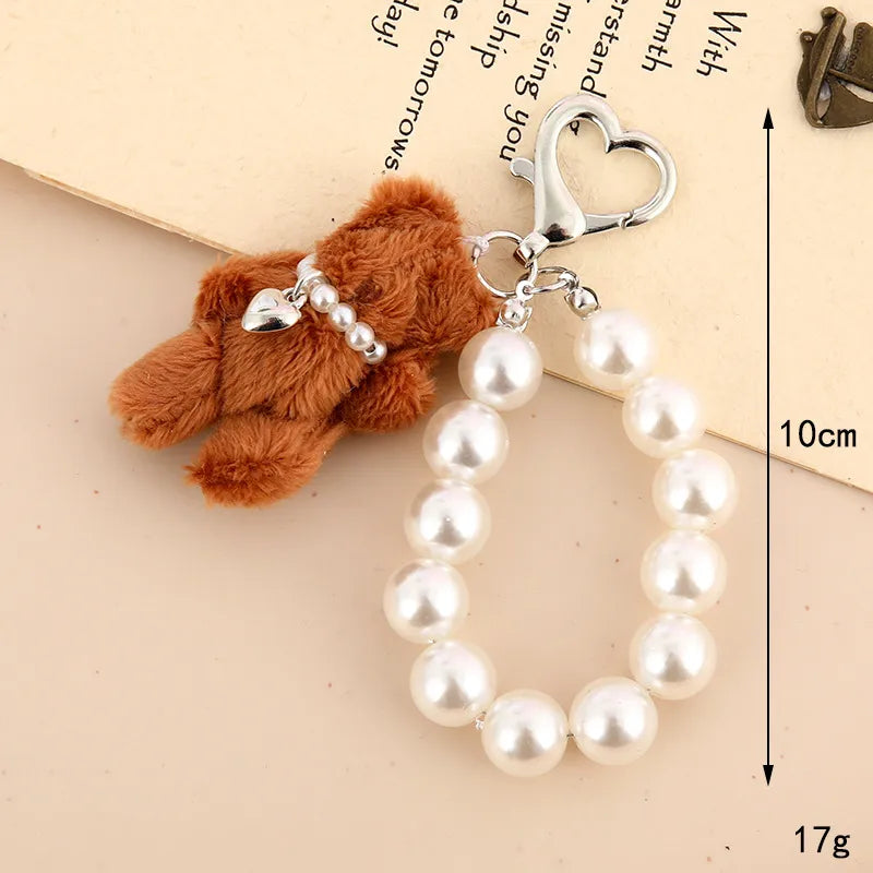 Pearl Bear Keychain