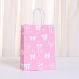 Pink Croquet Bow Gift Bags