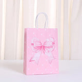 Pink Croquet Bow Gift Bags