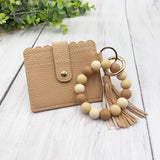 Beaded Flat Wallet
