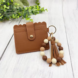 Beaded Flat Wallet