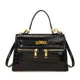 Maudie Croc Berky Crossbody