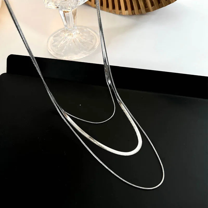 Simple Layered Necklaces