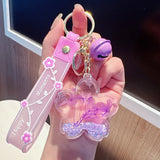 Sakura Water Flower Keychain