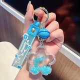 Sakura Water Flower Keychain