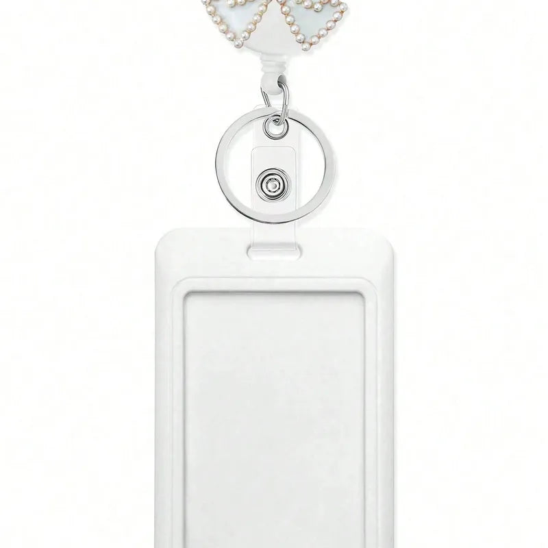 Cute Bow Id Holder