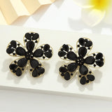 Spring Flower Gem Earrings
