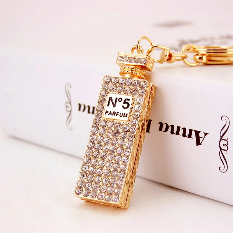 Rectangle Perfume Keychain