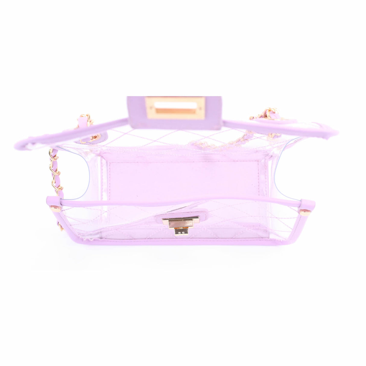 Quilt Transparent 2-in-1 Classic Shoulder Bag