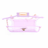 Quilt Transparent 2-in-1 Classic Shoulder Bag