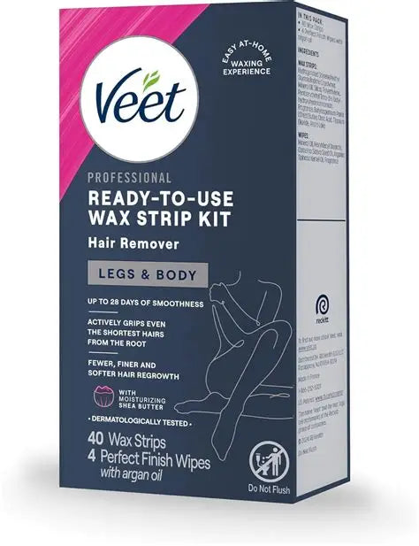 Veet Ready To Use Wax Strip Kit