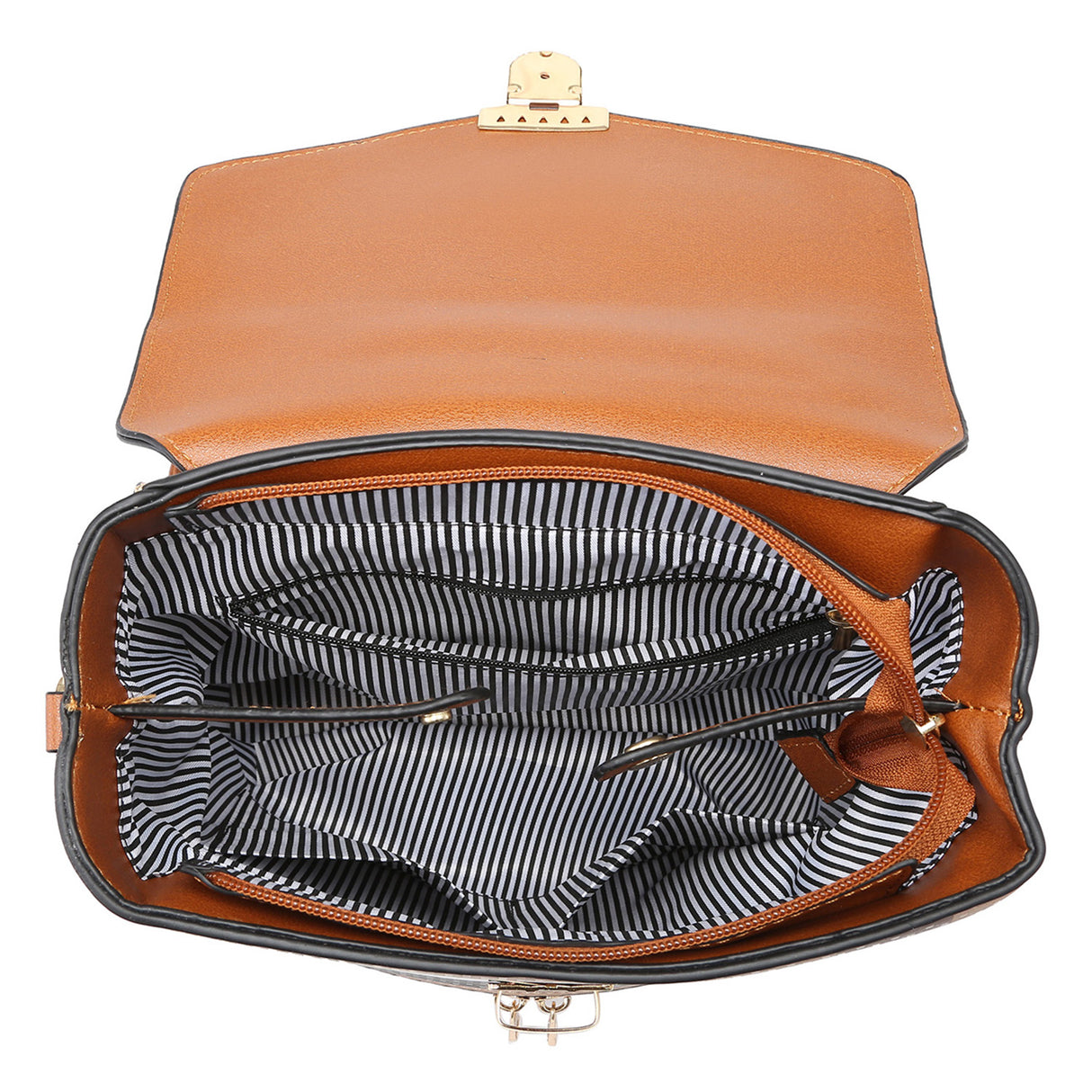 Plaid Check Convertible 2-in-1 Backpack