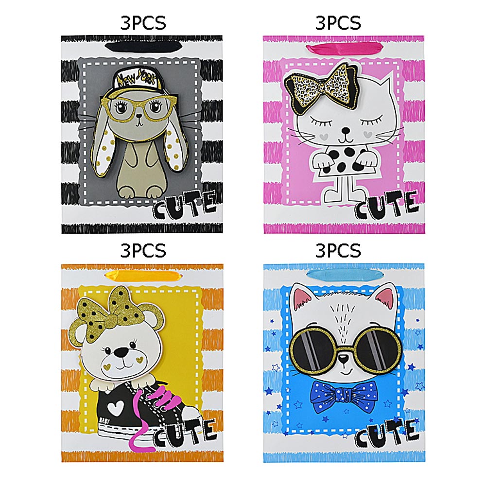 Assorted Animal Gift Bags