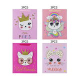 Assorted Cat Printed Gift Bags